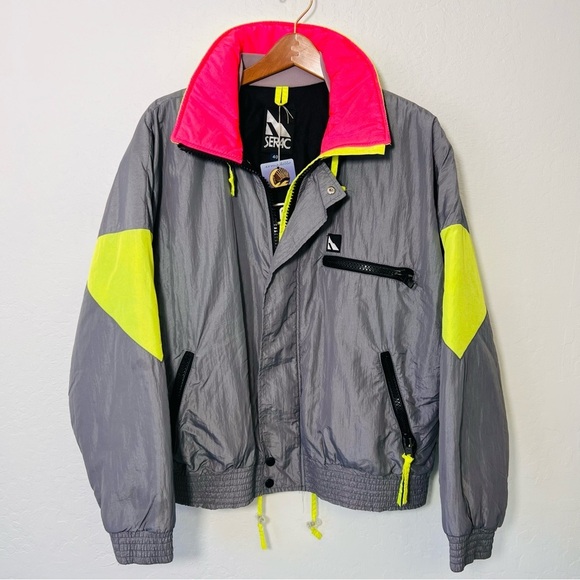 1980s Serac Ski Winter Retro Snow Bunny Jacket 40 - Picture 4 of 9